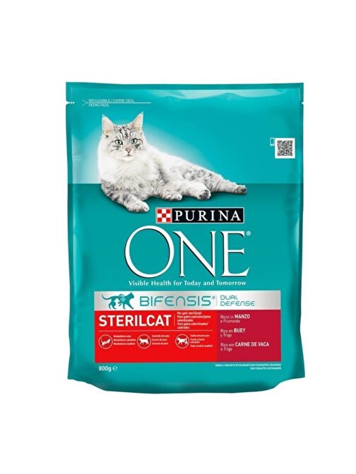 Purina One Kısırlaştırılmış Somonlu Kedi Maması 800 Gr