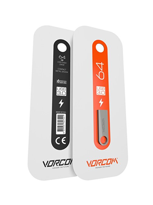 Vorcom 64 GB Usb Flash Bellek (Yüksek Hızlı) Metal Usb 3.0 Data Traveler Okuma Hızı Up to 100 MB/s