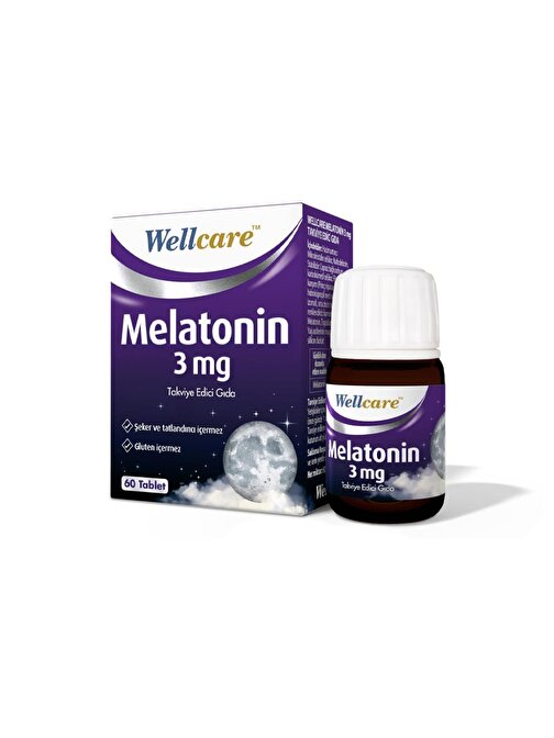 Wellcare Melatonin 3Mg 60 Tablet