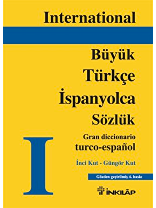 İnkılap Kitabevi - Büyük Türkçe İspanyolca Sözlük