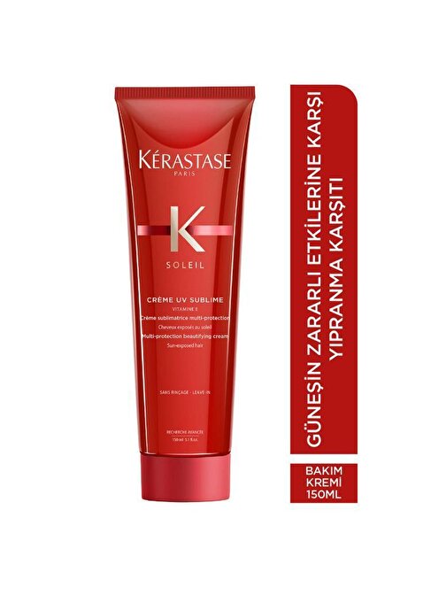 Kerastase Soléil Creme Uv Sublime Saça Nem Kazandıran Uv Filtreli Saç Bakım Kremi 150 ml