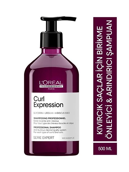 L'oreal Professionnel Serie Expert Curl Expression Kıvırcık Saçlar İçin Birikme Önleyici Şampuan 500 ml