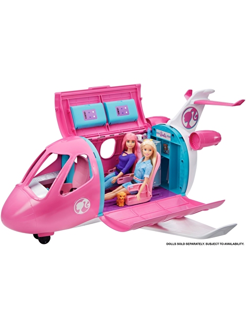 Toysall GDG76 Barbie'nin Pembe Uçağı Oyuncak Bebek