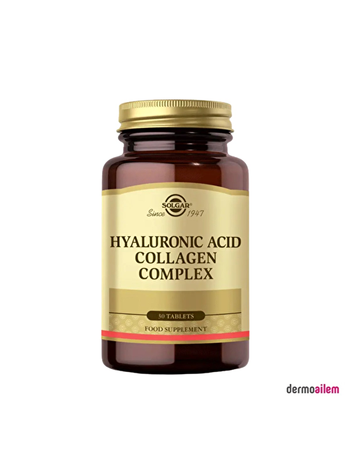 Solgar Hyaluronic Acid Collagen Complex 120 Mg 30 Tablet