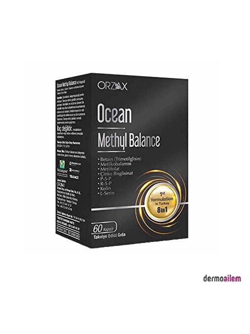 Orzax Ocean Methyl Balance 60 Bitkisel Kapsül