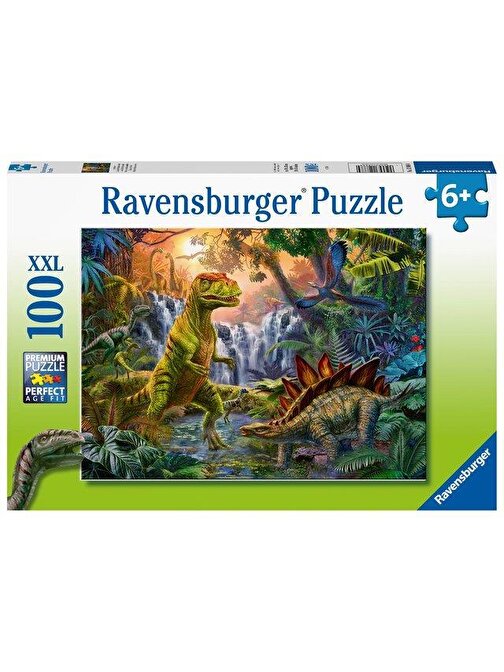 Ravensburger 100 Parça Puzzle Dinozor Oasis 128884