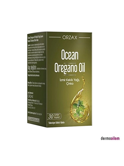 Orzax Ocean Oregano Oil 30 Kapsül