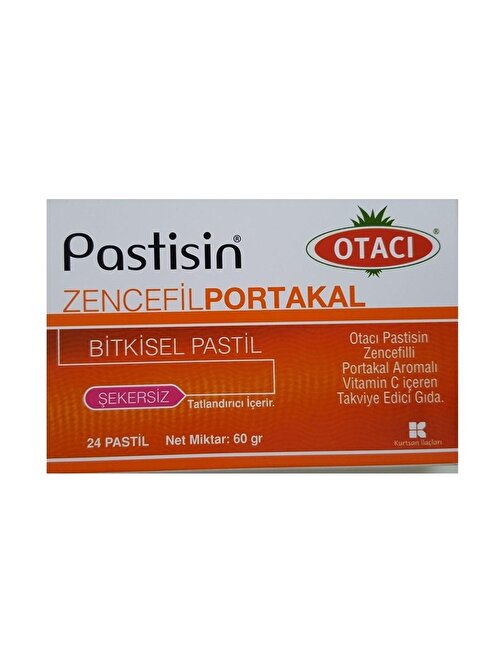 Otacı Pastisin Zencefil - Portakal 24 Pastil 60 Gr