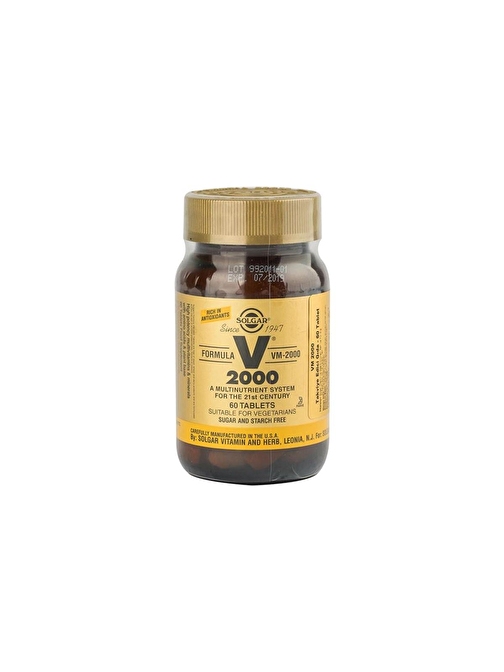 Solgar Formula Vm 2000 60 Tablet