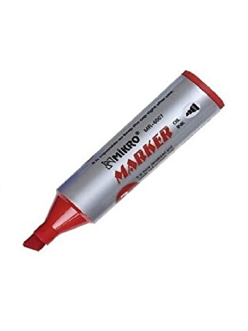 Permanent Mr-6010 Markör Marker Kesik Uçlu Koli Kalemi Kırmızı 7 mm 1 Adet