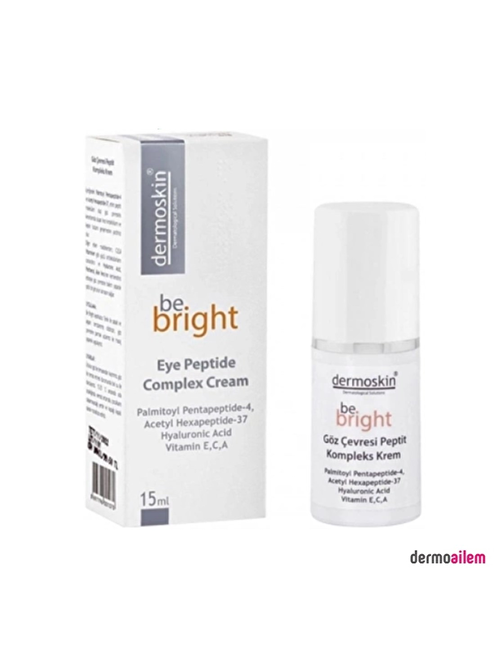 Dermoskin Be Bright Göz Çevresi Peptit Kompleks Krem 15 ml