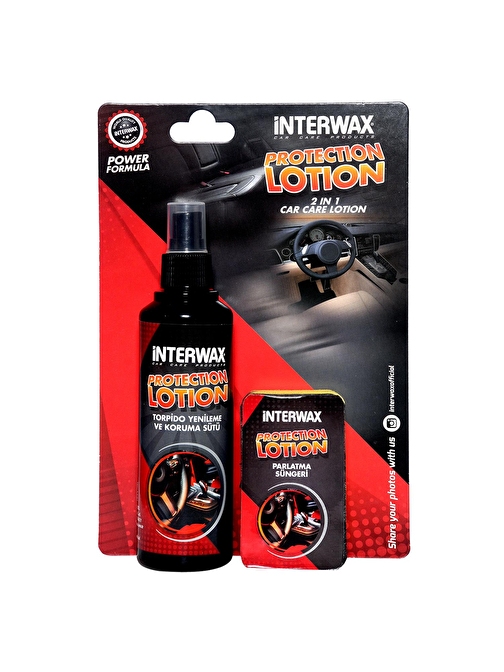 Interwax İki̇li̇ Set (Torpido Yenileme Ve Koruma Sütü+Süngeri)200Ml