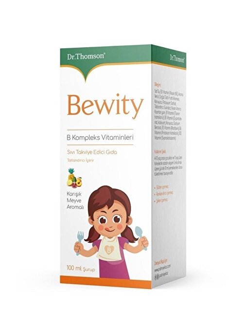 Dr.Thomson Bewity B Kompleks Vitamin Şurup 100 Ml