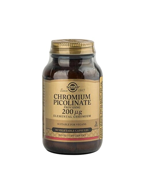 Solgar Chromium Picolinate  90 Kapsül