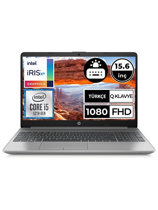 HP 250 G9 6Q8M5ES Iris Xe Graphics Eligible Intel Core i5-1235U 8 GB RAM 512 GB SSD 15.6 inç Full HD Freedos Dizüstü Bilgisayar
