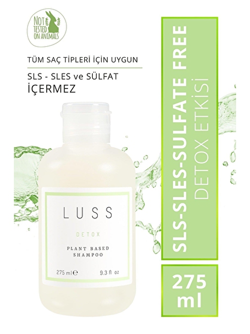 LUSS Detox Plant Based Shampoo Sls-sles Sulfate Free 50020 -275 ml