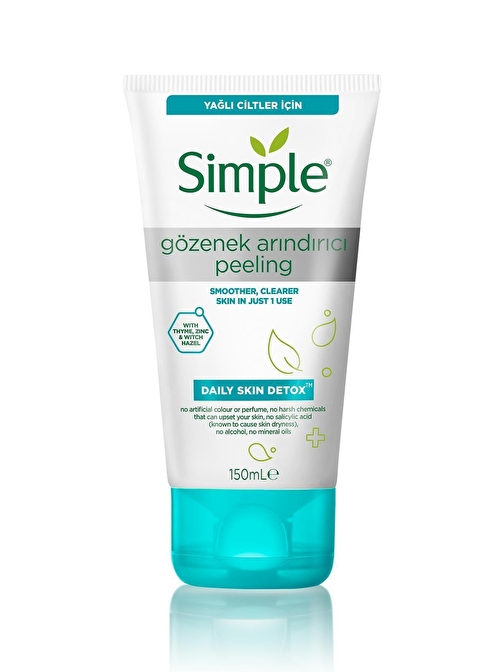 Simple Normal Cilt Detox Gözenek Arındırıcı Peeling 150 ml