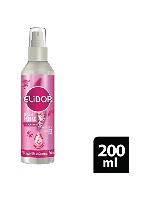 Elidor Superblend Güçlü Ve Parlak Pürüzsüzleştirici Ve Canlandırıcı Sıvı Saç Bakım Kremi 200 ml