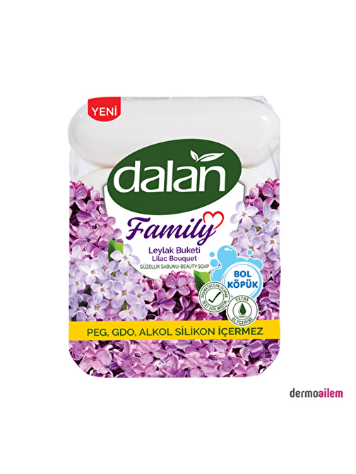 Dalan Family Sabun Leylak Buketi 4 x 75 gr