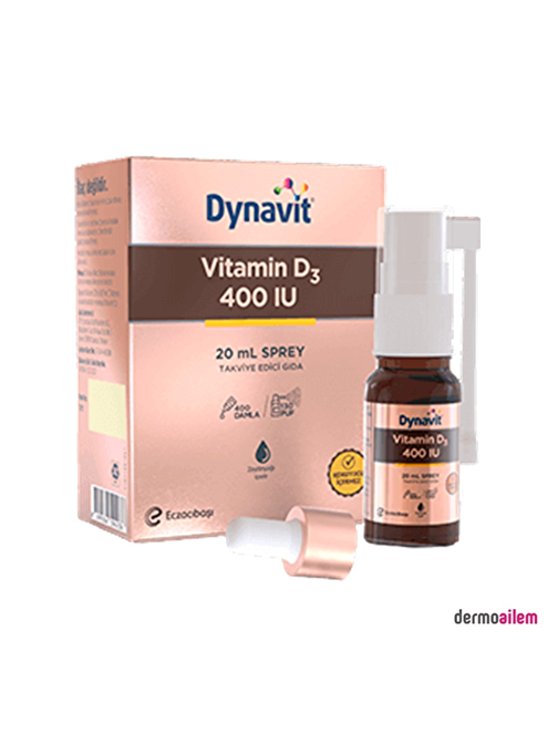Dynavit Vitamin D3 400 Iu Sprey 20 Ml