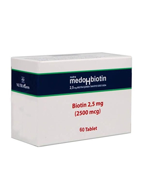 Dermoskin Medohbiotin Biotin 2,5 Mg 60 Tablet