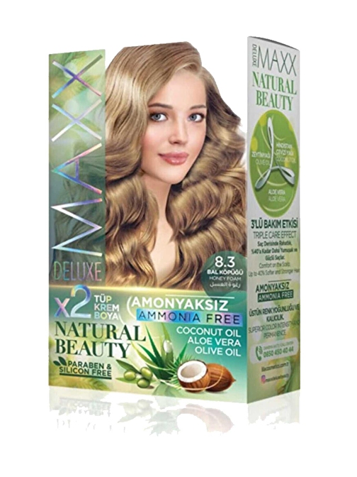 Natural Beauty Amonyaksız Saç Boyası 8.3 Bal Köpüğü