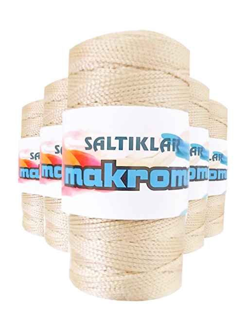 Falksalt Polyester Makrome İpi 230 Açık Bej 5x100 gr