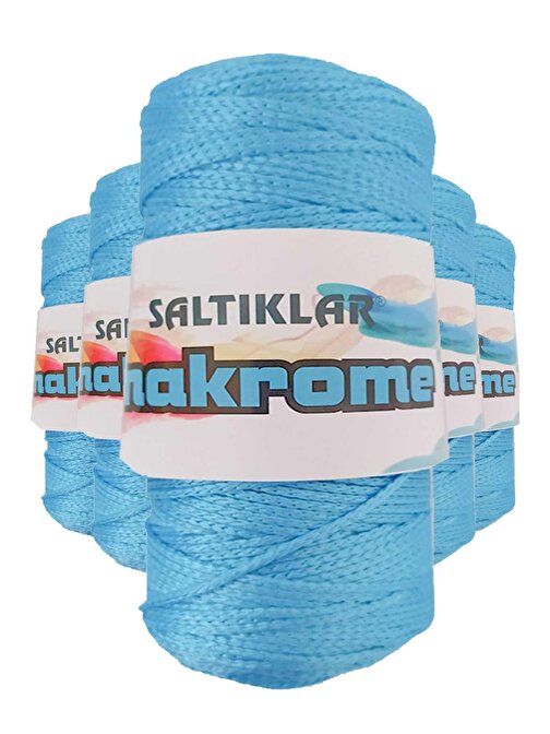 Falksalt Polyester Makrome İpi 3050 Mavi 5x100 gr