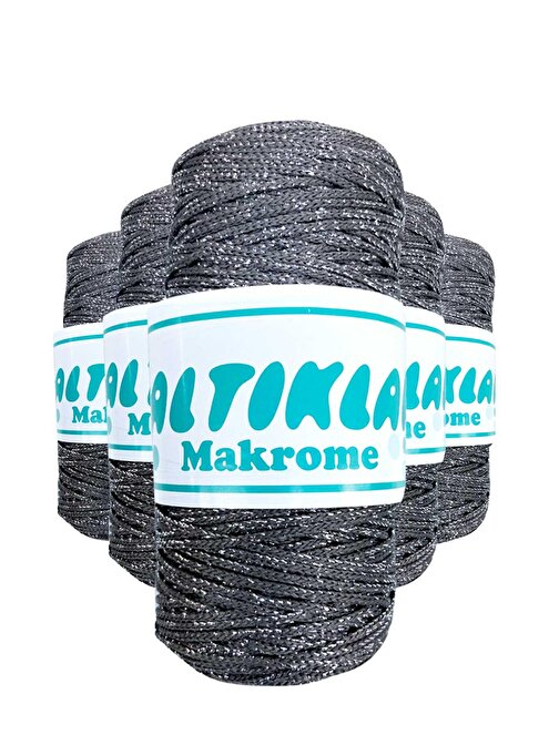 Falksalt Polyester Simli Makrome İpi S-420 5 Adet