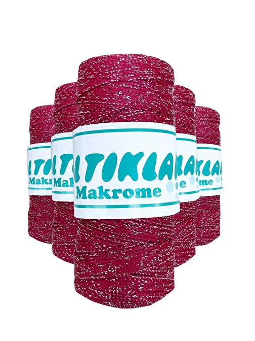 Falksalt Polyester Simli Makrome İpi Sg-1845 5 Adet