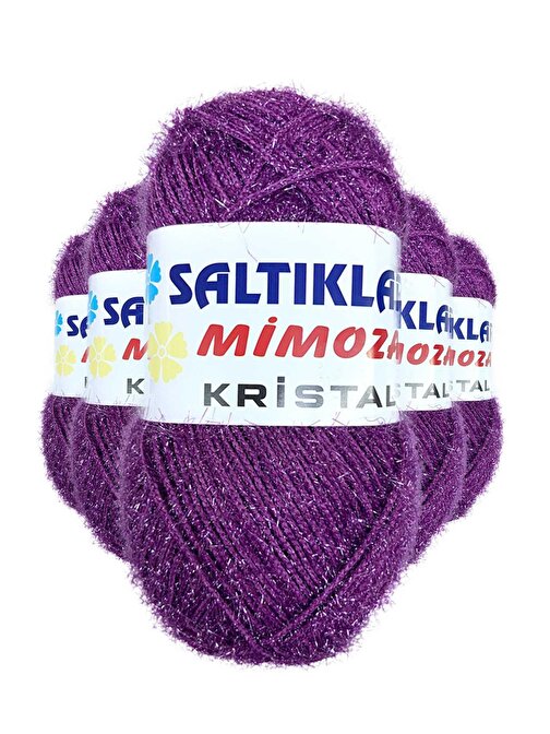 Falksalt Mimoza Kristal Işıltılı Şal Patik Yelek İpi 86 5 Adet