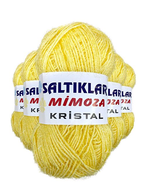 Falksalt Mimoza Kristal Işıltılı Şal Patik Yelek İpi 48 5 Adet