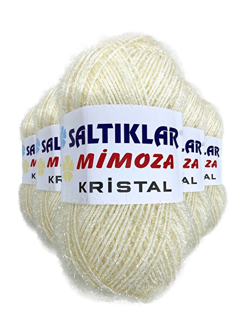 Falksalt Mimoza Kristal Işıltılı Şal Patik Yelek İpi 65 5 Adet