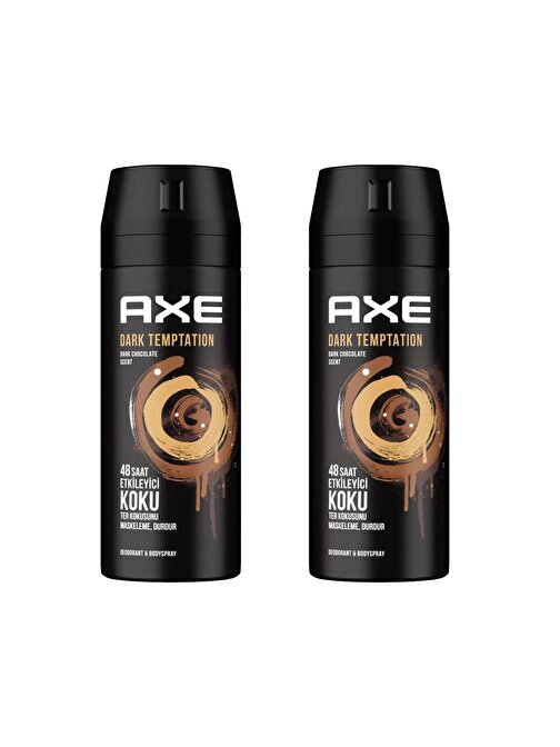 Axe Dark Temptation Erkek Deodorant Sprey 150 ml 2 Adet