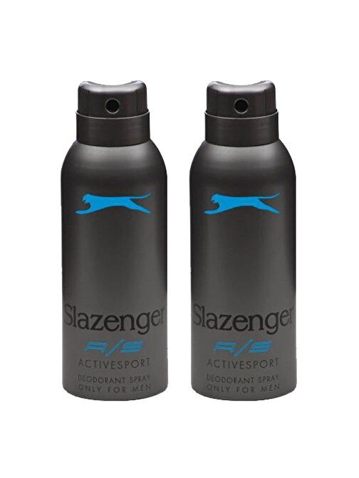 Slazenger Active Sport Mavi A/S Erkek Deodorant Sprey 150 ml 2 Adet