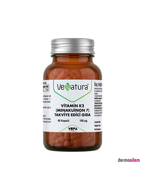 VeNatura  Vitamin K2 Menakuinon 60 Kapsül