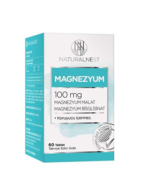 NaturalNest Magnezyum 60 Tablet