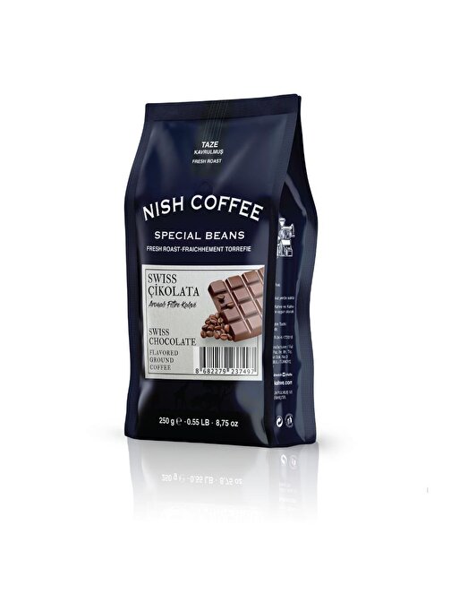 Nish Swiss Çikolata Aromalı Filtre Kahve 250 gr