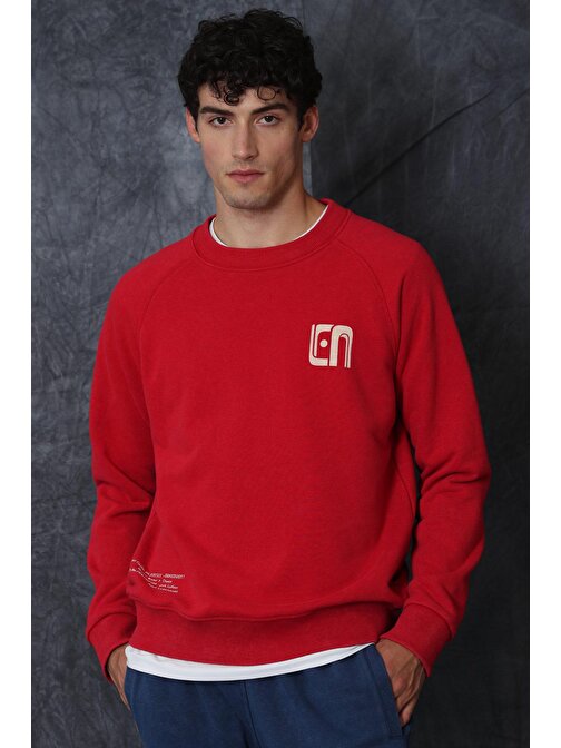 Owen Erkek Sweatshirt Kırmızı
