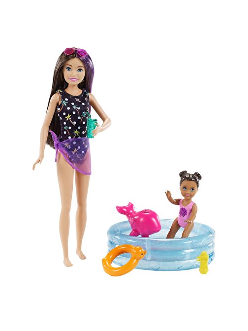 Barbie Bebek Bakıcısı Bebeği Ve Aksesuarları Oyun Seti Fhy97-Grp39