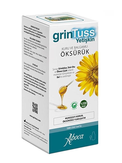 Grintuss Öksürük Şurubu Yetişkin 128 Gr