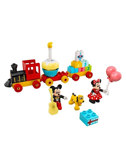 Lego Duplo 10941 Disney Mickey ve Minnie Doğum Günü Treni Parça Plastik Set