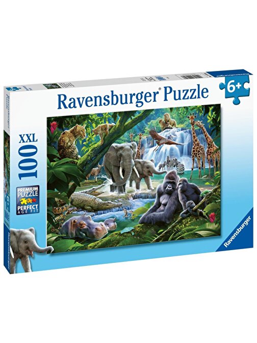 Ravensburger 100 Parça Puzzle Vahşi Hayvanlar 129706