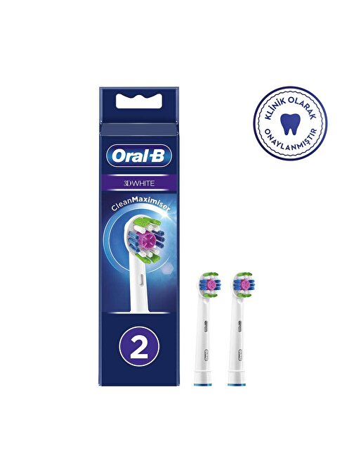 Oral-B  3d white yedek başlık Yetişkin   Elektrikli Diş Fırçası