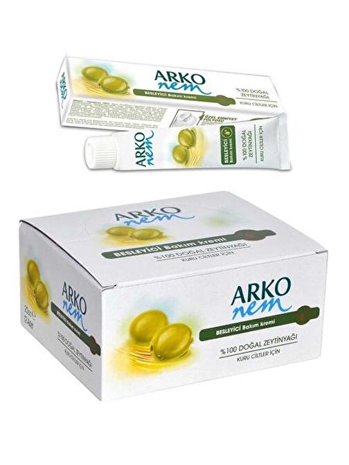 Arko Nem Besleyici Bakım Kremi Zeytinyağlı 20 ml 12 Adet