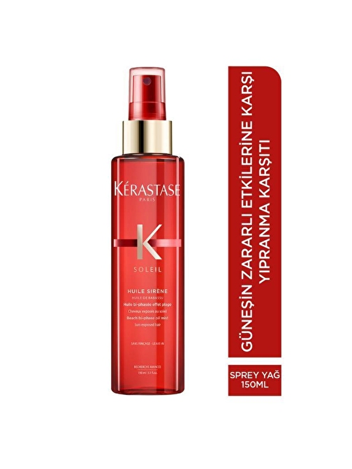 Kerastase Huile Sirene Bukle Belirginleştirici Durulanmayan Çift Fazlı Sprey Yağ 150 ml