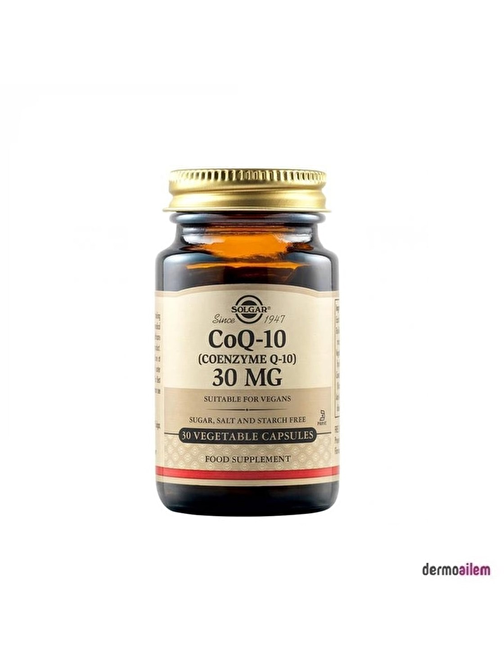 Solgar Coenzyme Q-10 30Mg 30 Kapsül