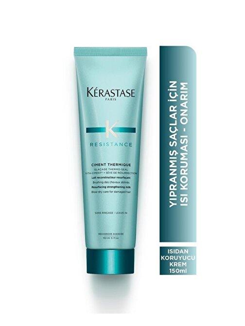 Kerastase Resistance Ciment Anti-Usure Zayıf Ve Yıpranmış Saçlar İçin Onarıcı Durulanan Bakım Kremi 150 ml