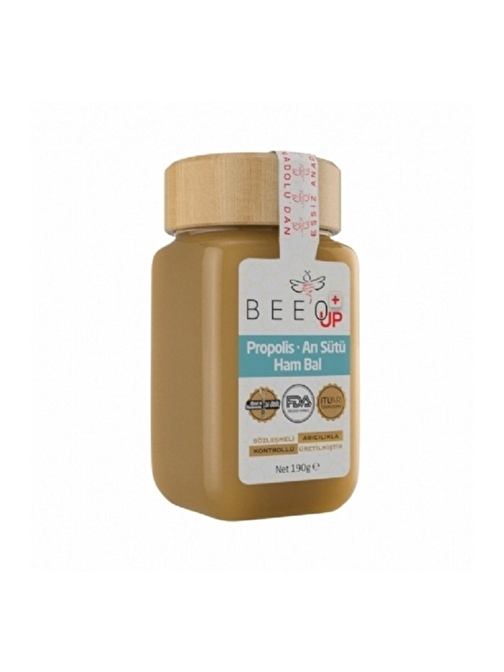 Bee'O Up Propolis Ve Arı Sütü Ham Bal Yetişkin 190 Gr