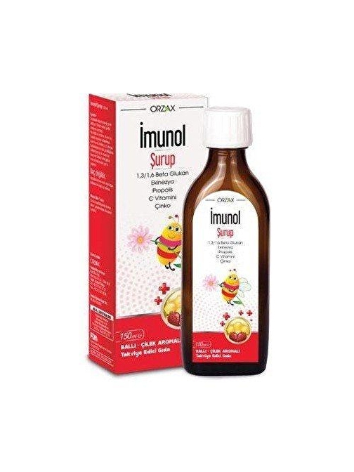 Orzax İmunol 150 Ml Şurup Ballı Çilekli